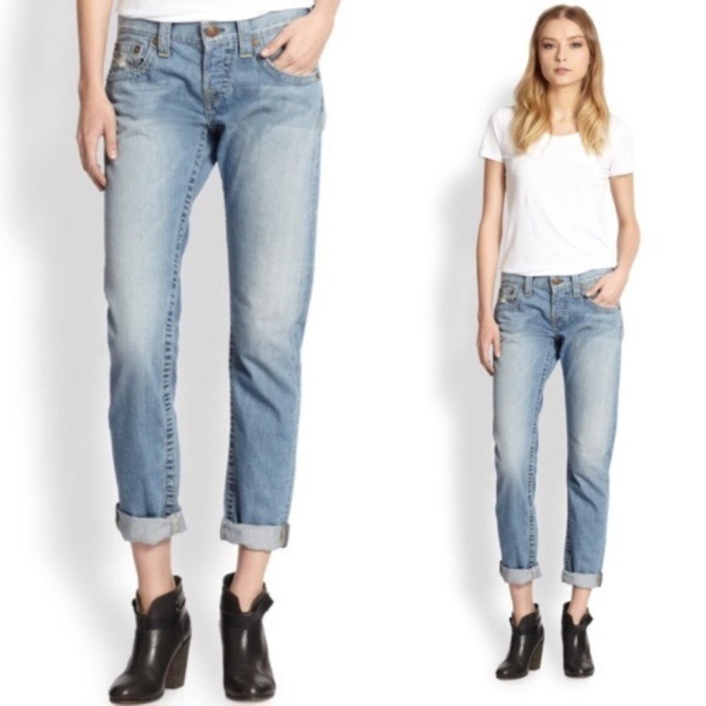 True Religion Brianna Boyfriend jeans size 27